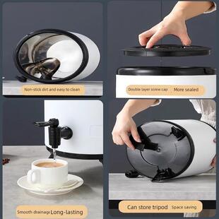 奶茶桶不锈钢大容量豆浆桶冷热双层保温冰茶水桶奶茶店保温桶商用