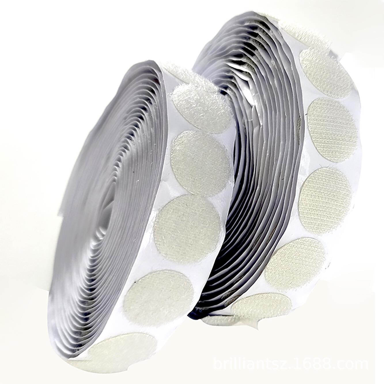 冲型自粘背胶汽车用粘扣带魔术贴圆G形子母扣粘扣贴子母贴雌雄贴