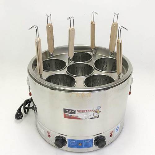 煮面炉商用覆底小型煮饺子锅粉条粉篱麻辣烫锅冒菜桶关东煮机台式