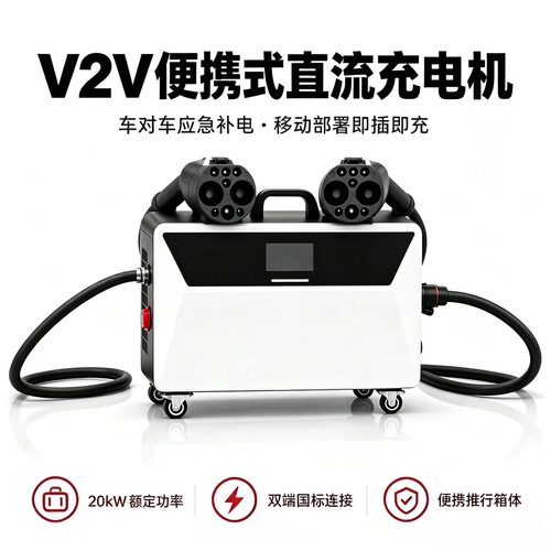 20kW便携式V2V直流充电机