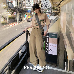 风醋酸羊毛廓形香蕉裤 PERSUN 设计感工装 轻奢女装 NO.备述2025新款