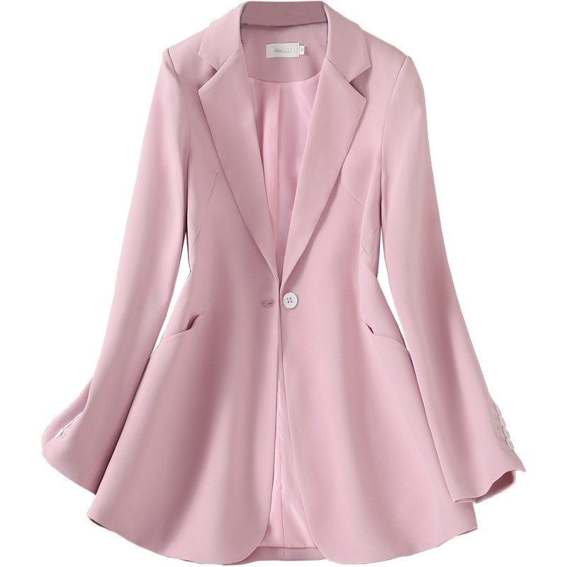 网红显瘦职业女神西装外套胖mm大码粉色收腰小脚裤西服套装200斤,女装/女士精品,西装,淘宝优惠券,粉丝福利购,淘宝优惠卷