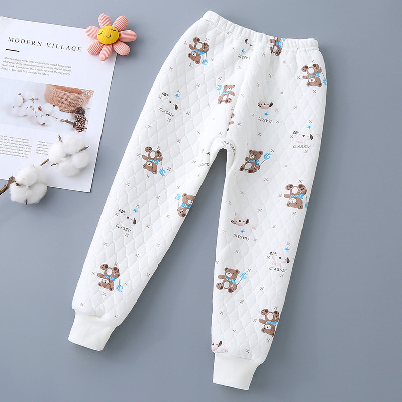 儿童保暖裤秋冬三层夹棉男童秋裤加厚女童棉裤内穿宝宝打底裤全棉,童装/婴儿装/亲子装,保暖裤,淘宝优惠券,粉丝福利购,淘宝优惠卷