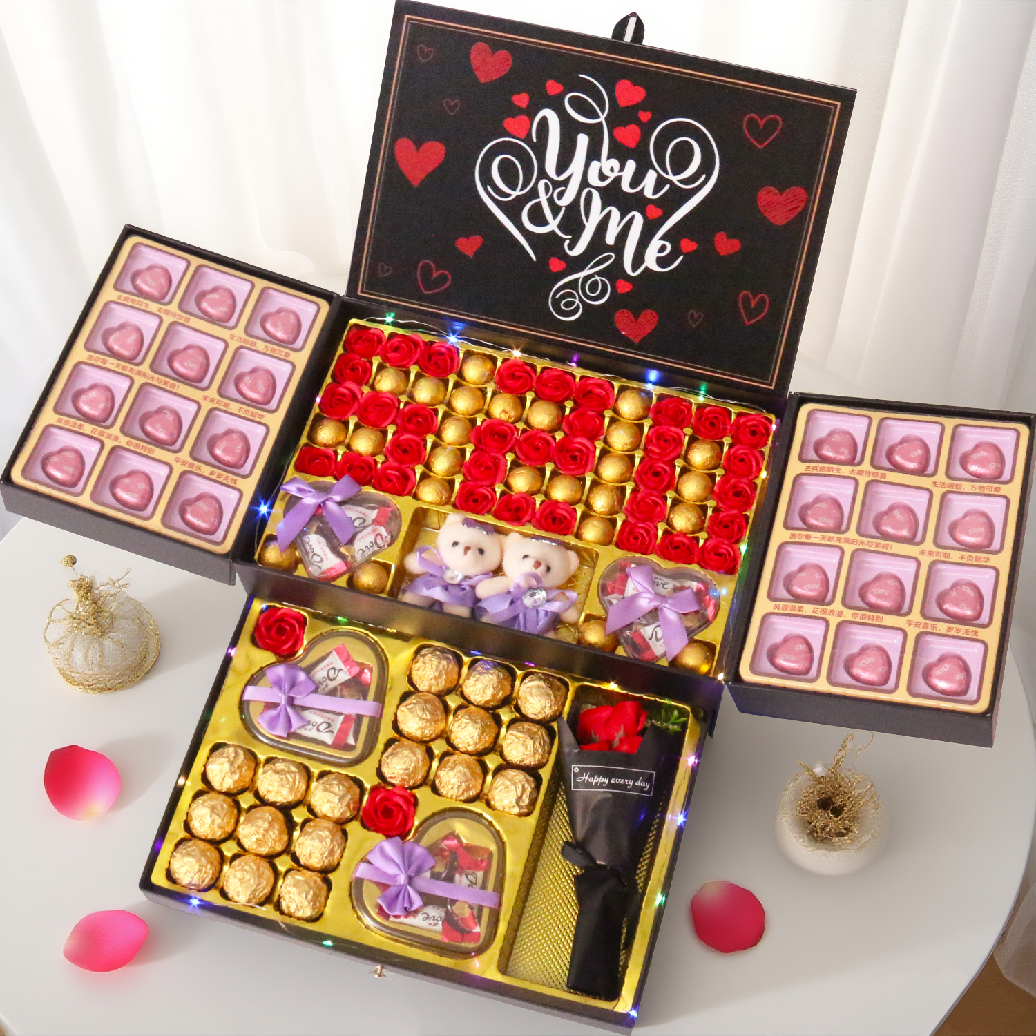 德芙心语巧克力礼盒送女友高级