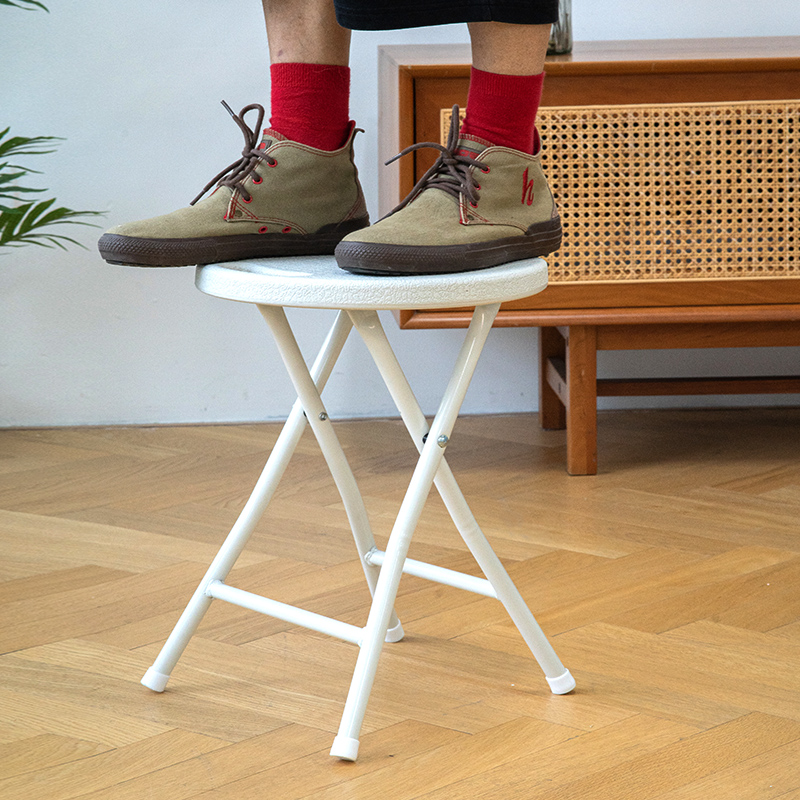 可折叠凳子可携式塑料小马扎结实加厚家用高凳成人圆凳板凳拆叠凳