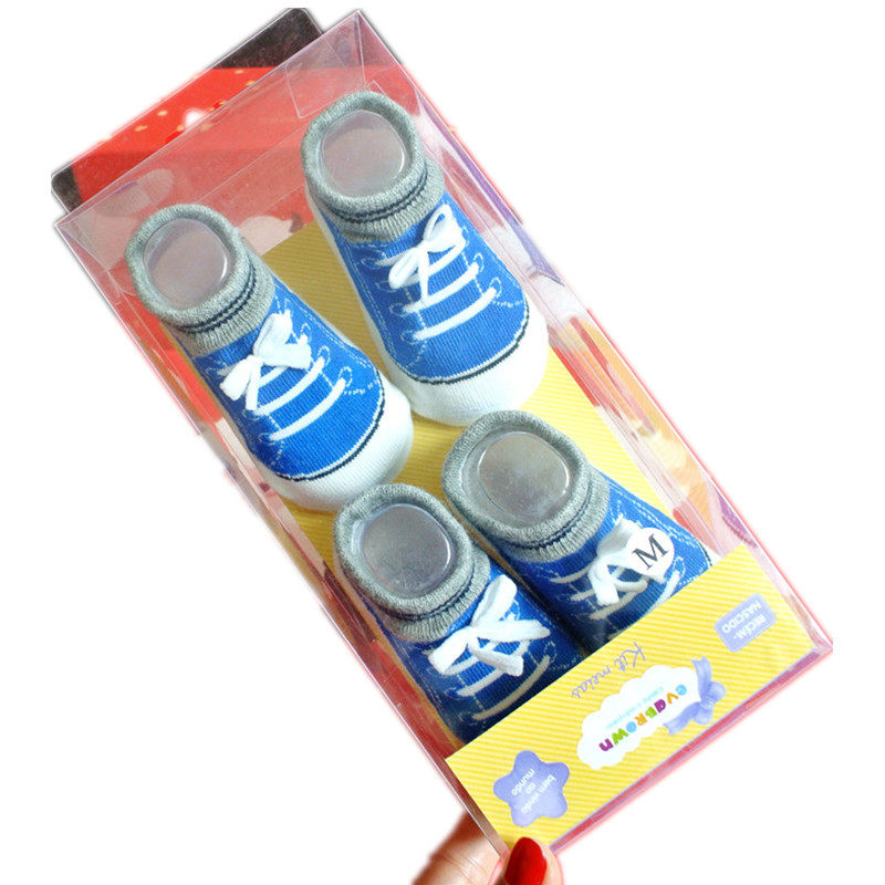 婴儿造型袜子新潮假鞋带满月百日送礼男女宝宝防滑纯棉地板袜礼盒,童装/婴儿装/亲子装,儿童袜子(0-16岁),淘宝优惠券,粉丝福利购,淘宝优惠卷