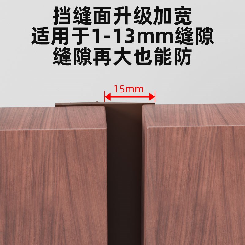 衣柜密封条厨房柜子玻璃柜展示柜挡条门缝缝隙填补胶条橱柜防尘条