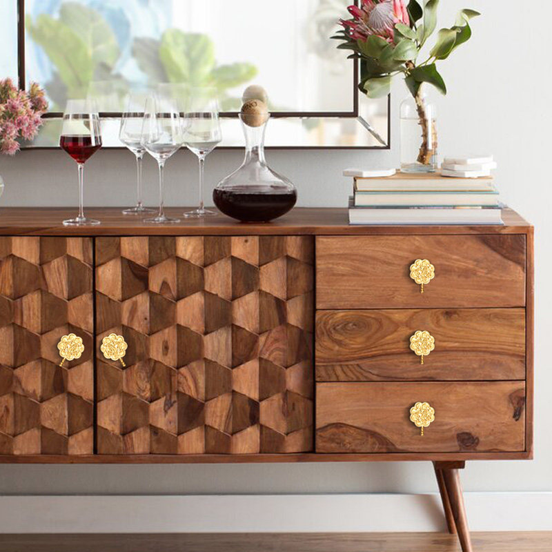 zpk创意法式复古扇子黄铜拉手橱柜衣柜儿童房斗柜金色轻奢小把手,基础建材,小拉手,淘宝优惠券,粉丝福利购,淘宝优惠卷