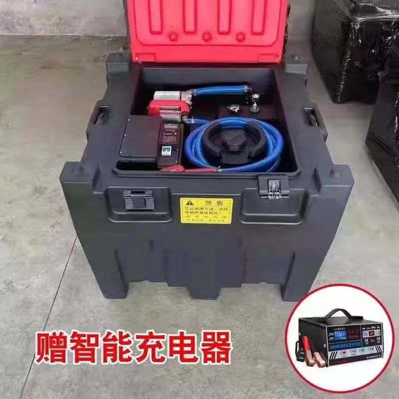 撬装式加油机设备车载柴油机12v24伏220抽油泵储油罐防爆电动一体