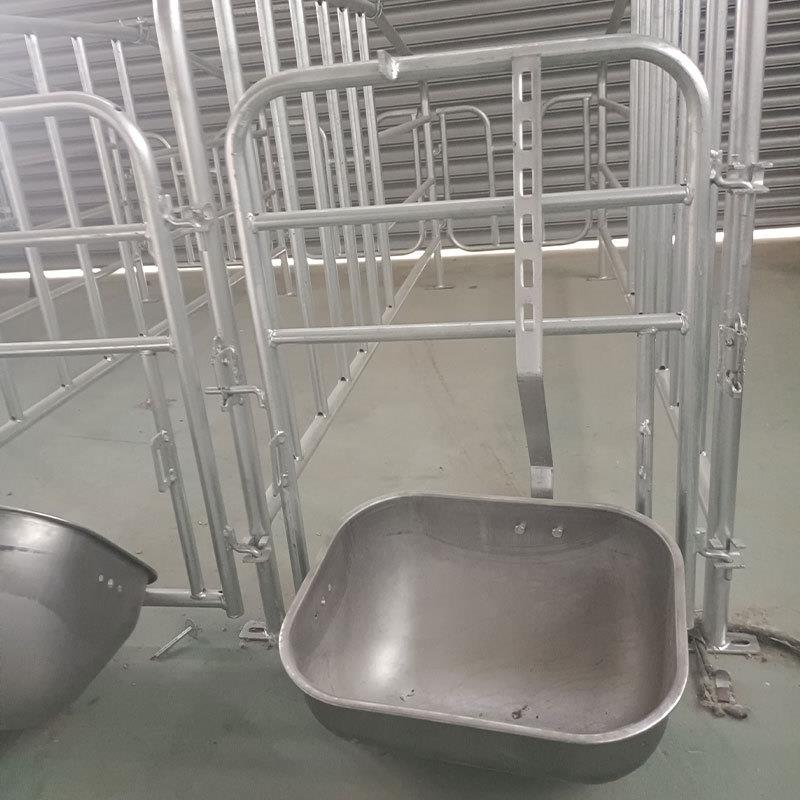 母猪定位栏落地式限位栏猪用定位栏带槽加厚产床仔猪保育设备