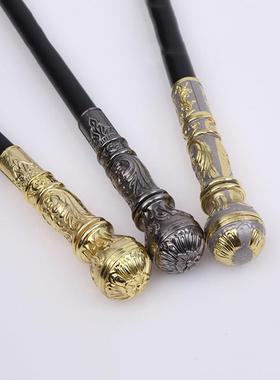 龙.泉剑不钢手杖剑金狮子拐杖剑圆拐杖剑一体户外登山拐杖礼品