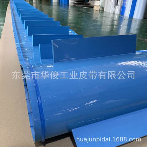 PU品挡板输送带屠洁宰行业易带肉类挡板输送带竹HJ-S260节食输送