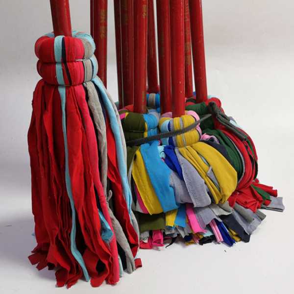 ??46P2加厚线圆头拧水拖把老式吸水拖地拖墩普通家用酒店物业布