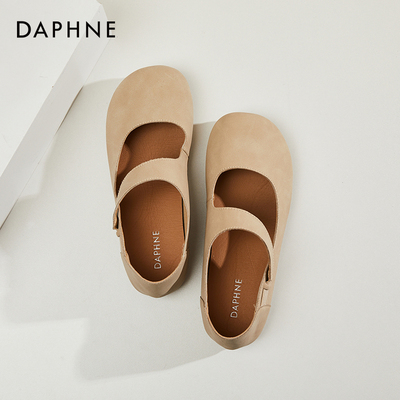 达芙妮真皮勃肯鞋玛丽珍单鞋