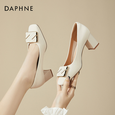 达芙妮通勤高跟鞋女款