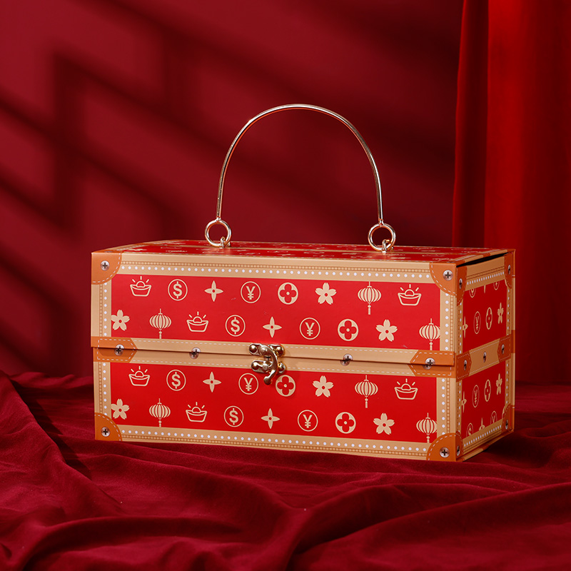 新年礼盒包装2024龙p年春节年货大礼包礼盒空盒子年货礼品送员工