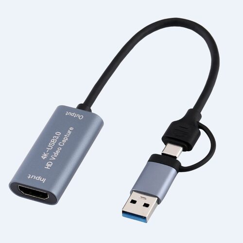 MS2130视频采集卡支持HDMI2K50FPS直播采集器USBtype-C双输出采集