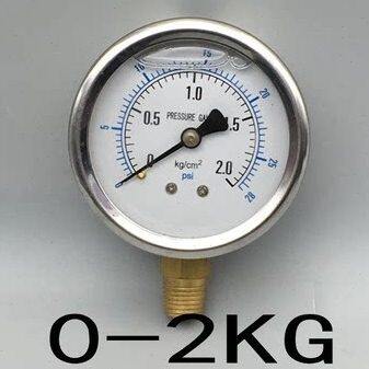 不锈钢外壳耐震压力表 YN-60 2Kg4Kg 5Kg7Kg10Kg15Kg25Kg35Kg50Kg