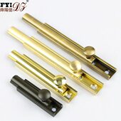 全铜仿古黑色插销 锁复古窗户插销锁 窗户古铜色插销古典家具暗装