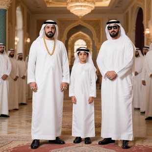 阿拉伯迪拜服装中东土豪长袍年会道具万圣节cos生日聚会搞怪衣服