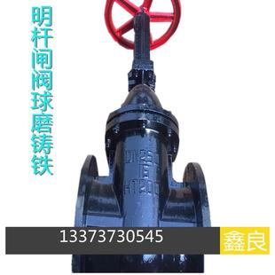 专业供应手动闸阀法兰闸阀dn100 闸阀Z41H 球磨铸铁明杆楔式