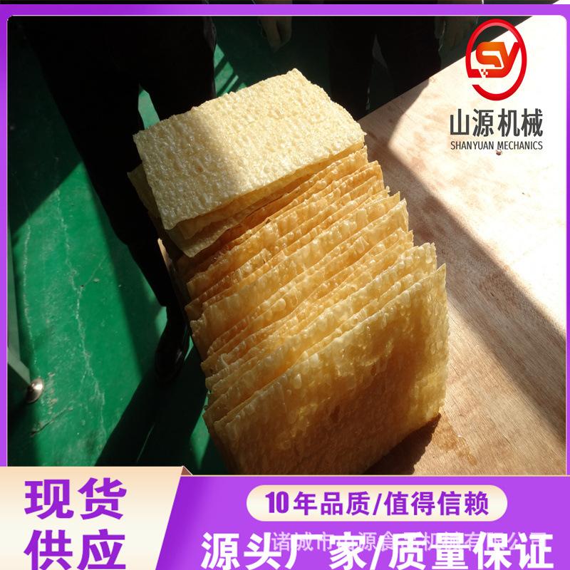 全自动脆皮千张油炸机豆腐皮油炸设备香酥脆饼油炸生产线