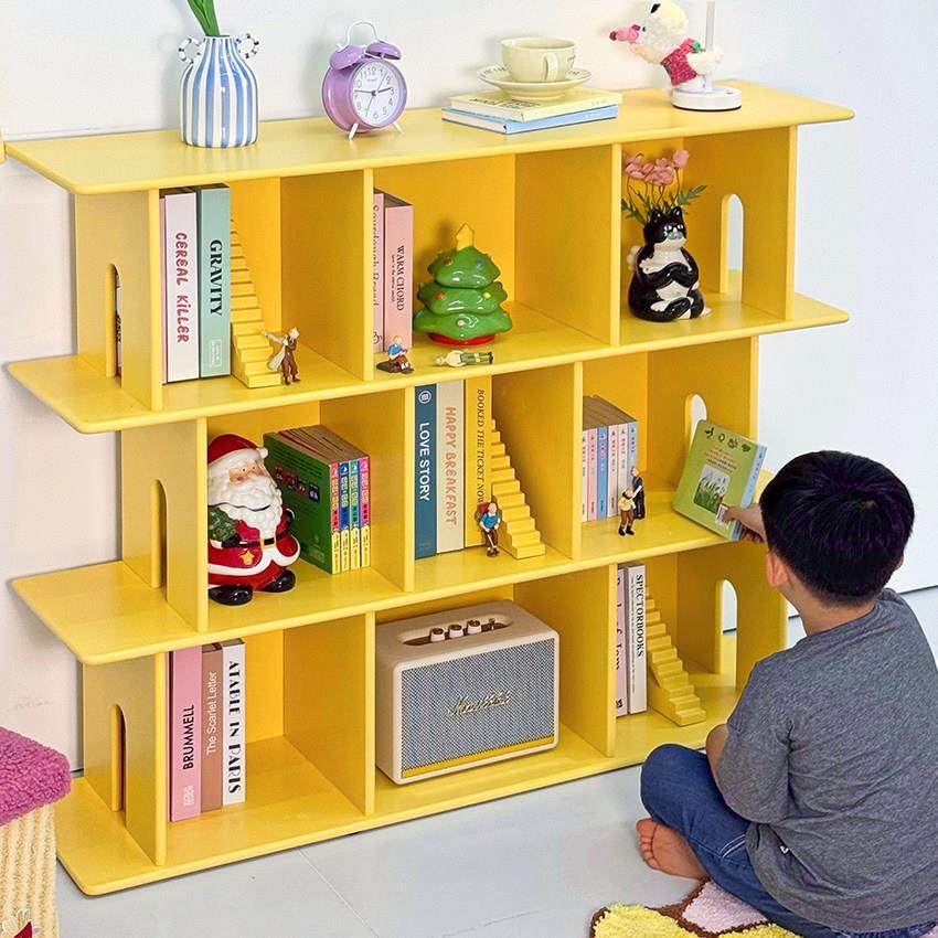 有家造物多巴胺书柜隔断书架置物架客厅创意展示架收纳柜格子柜