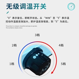 安达通封闭式电炉可调电炉封闭无明火电炉实验室电炉单联