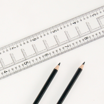 测量经纬度尺子1:5万经纬度尺地理坐I标尺定位尺比例尺绘图工具