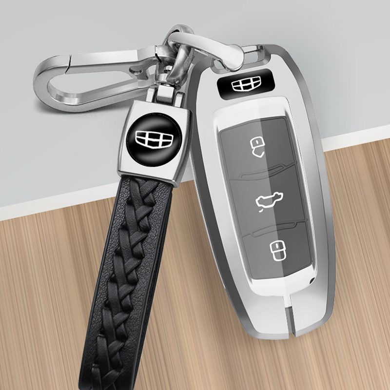 适用于吉利博瑞钥匙套帝豪gsv博越新百万款gl智能远景X6金属壳包