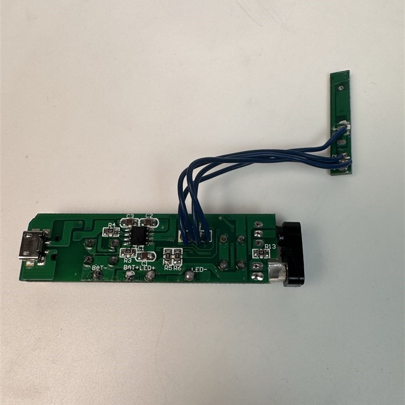 雅尼头灯726G电路板电脑主板725X配件G2线路板充电口带电量显示