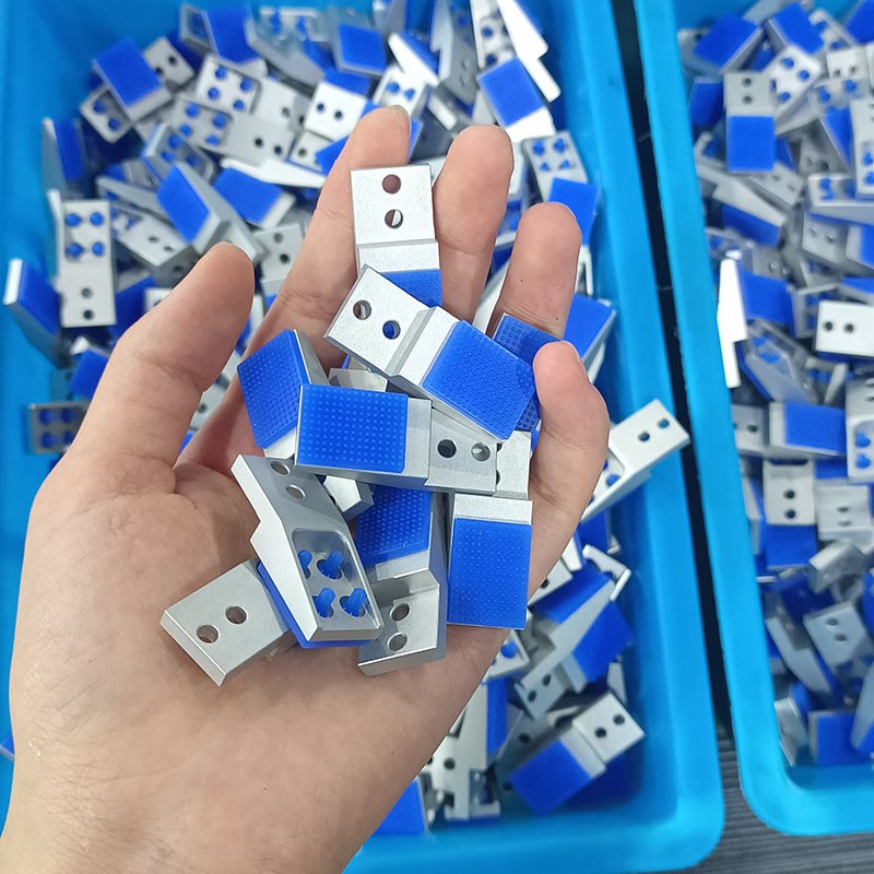 MHZ2手指气缸平行夹爪治具夹头10/16/20/2O5D支架加宽内撑支架夹