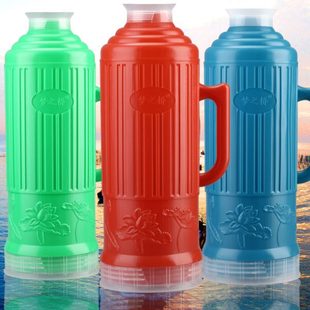 热水瓶家用保温瓶暖水瓶塑料外壳开水壶加厚开水瓶玻璃内胆2L3.2L