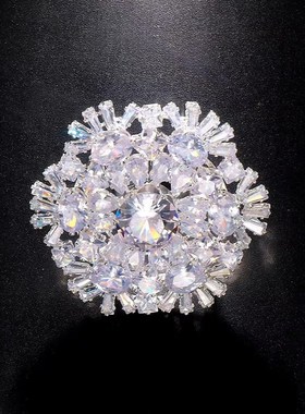 欧美夸张宴会礼服宝石开口戒指指环女时尚百搭个性夜店Z演出配饰