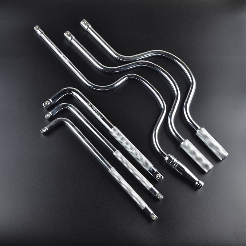 1/2大飞接口g12.5mm弯弓型扳手摇杆扳手3/8中飞接口9.5mm摇把扳手