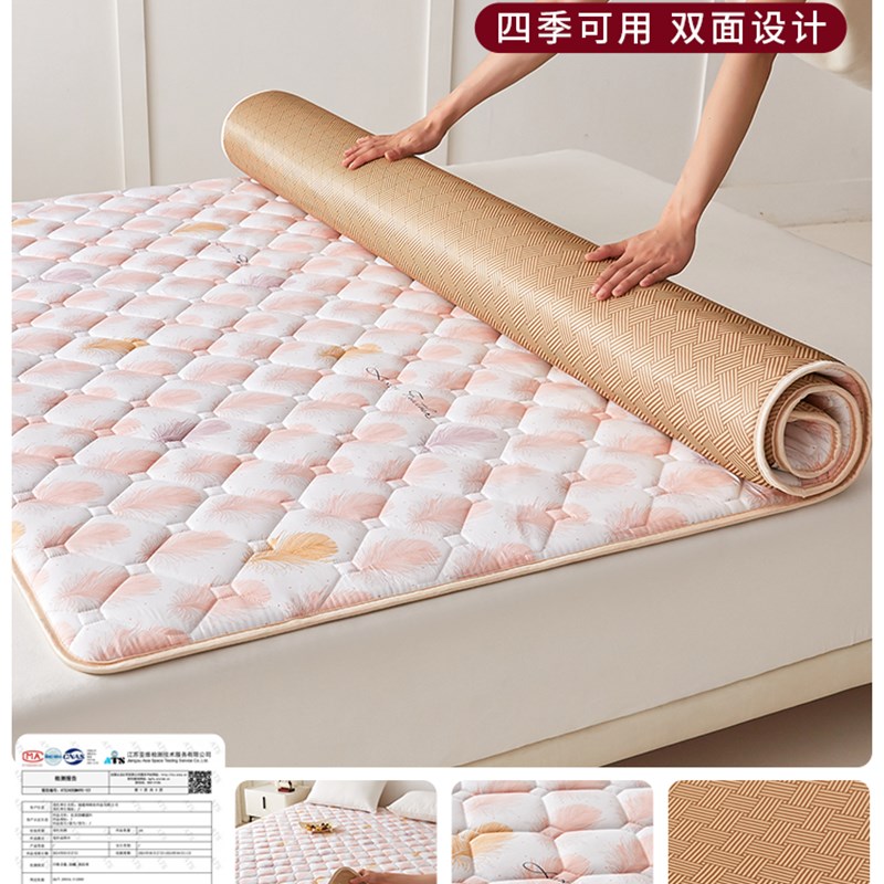 凉席床垫双面冬夏两用席子夏季藤席软垫202M5新款夏天凉垫床褥子