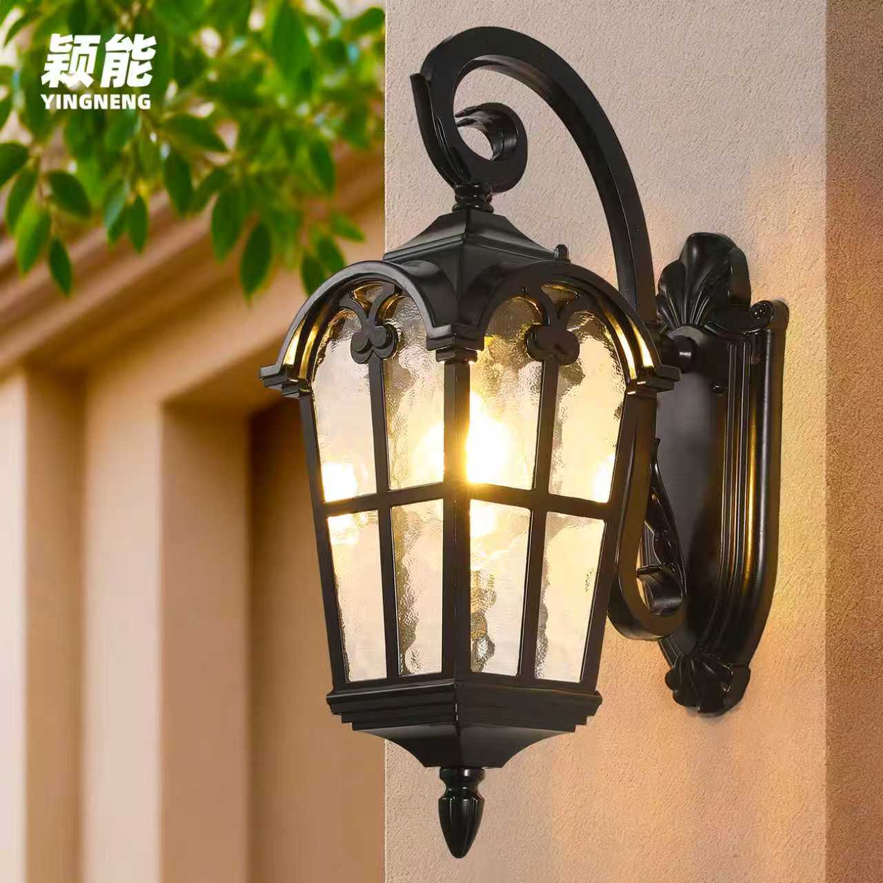 美式复古户外防水壁灯