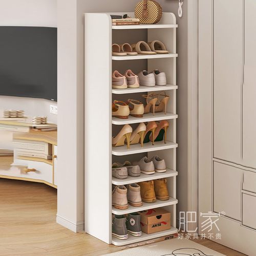 简易鞋架家用门h口多层木质组装鞋柜门外走廊用收纳置物架MS4109