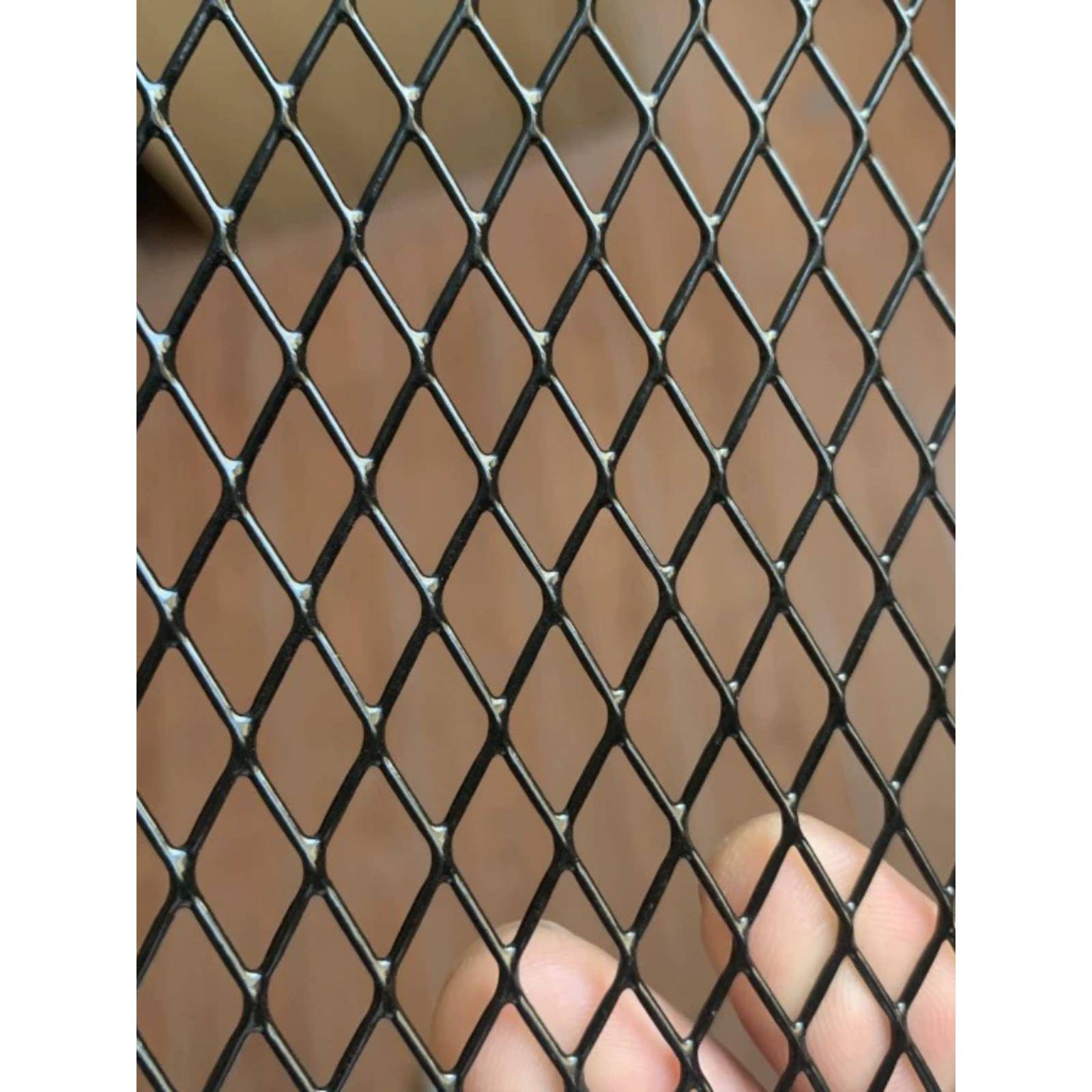 黑色喷塑铁丝网装饰金属钢板网小拉伸菱形网不锈钢冲压网铁板网