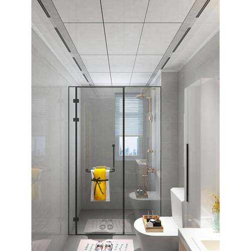 集成吊顶铝扣板300×600厨房卫生间阳台抗油污全套天花板自装材料