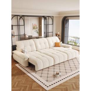 政府补贴多功能沙发床直排小户型布艺沙发伸缩电动沙发床一体两用