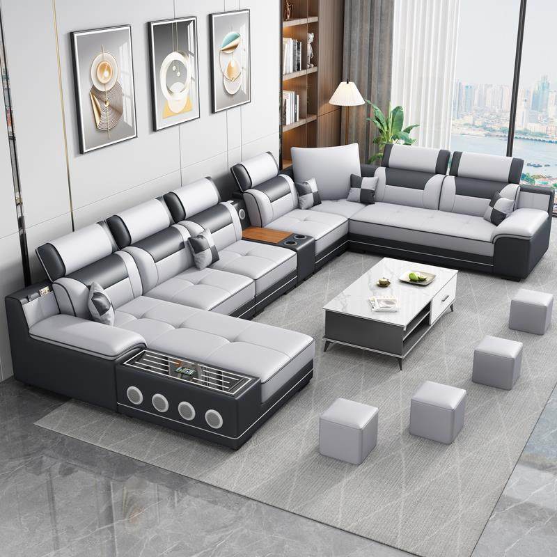 沙发客厅2025新款可拆洗大小户型猫抓皮家用现代简约免洗布艺沙发