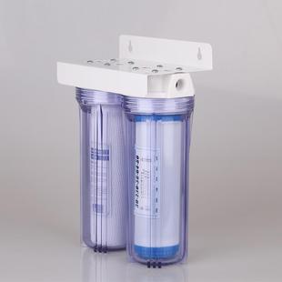 加厚双级净水器 双级大流量4分管道前置过滤净水器 厨房家用 两级