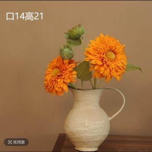 景德镇陶瓷花瓶摆件客厅插花鲜花干枝干花复古中式民宿H0580B2