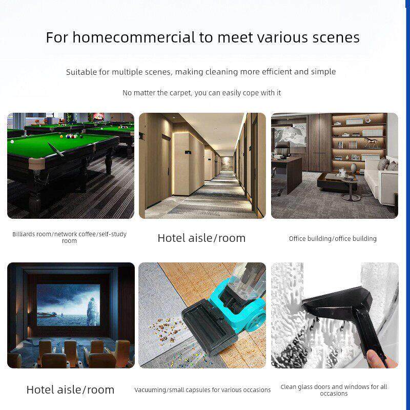 卡德洛地毯清洗机商用酒店民宿台球室地毯清洗真空辅助烘干一体化