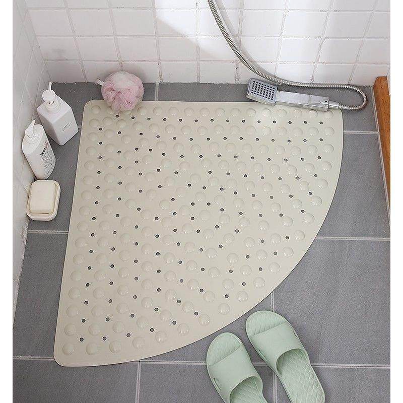 扇形浴室防滑垫洗澡冲凉脚垫酒店卫生间洗手间淋浴房地垫大号按摩