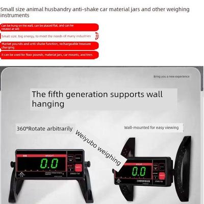 正丰防抖小型落地秤称重显示城市转换衡器数字秤牲畜秤头可挂