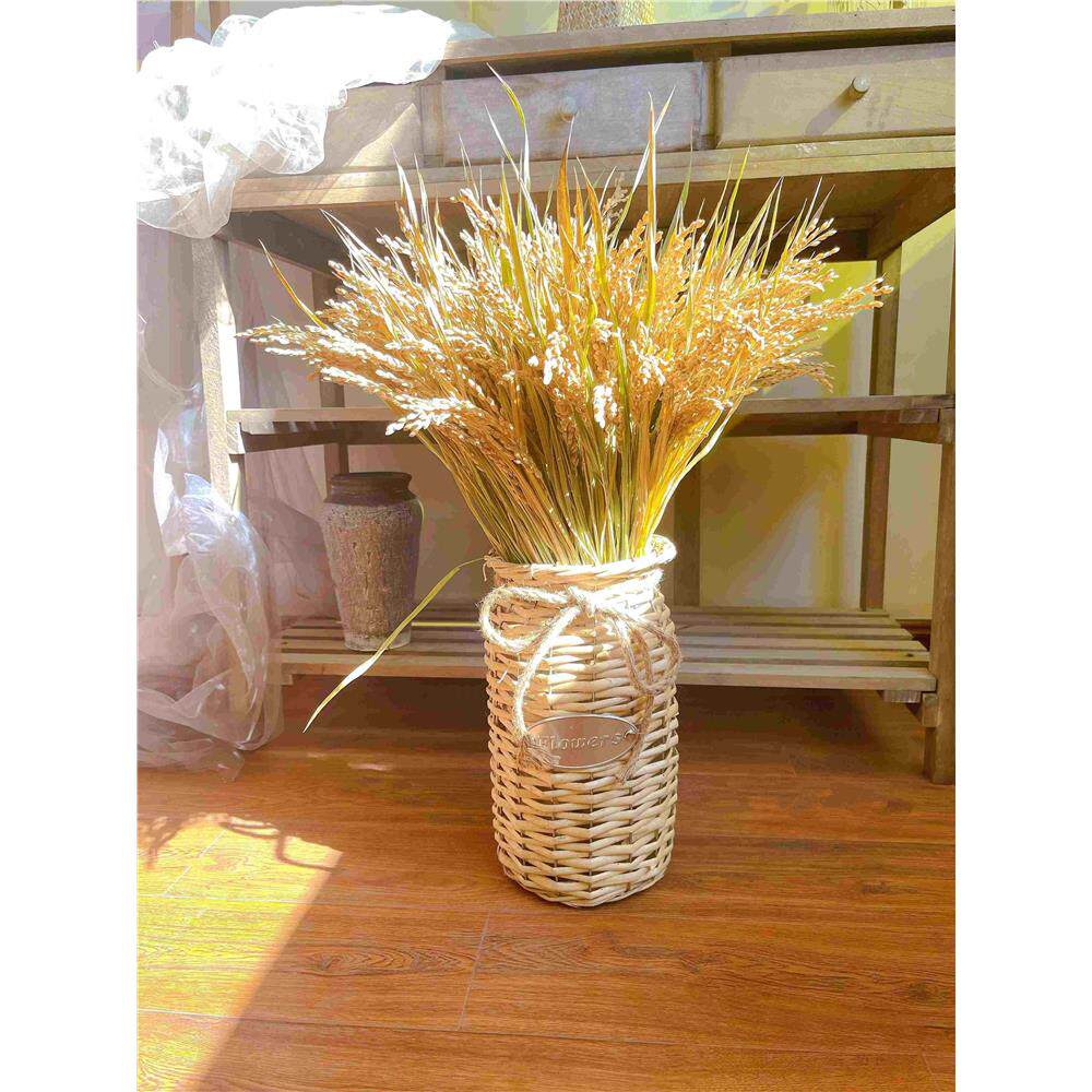 稻穗装饰 天然真稻子稻谷干花 麦穗农作物布景丰收节拍摄影道具