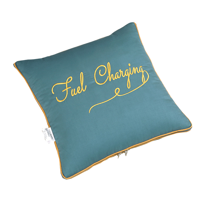 纯棉抱枕被子两用四季通用汽车用高档折叠靠枕头午休毯子二合一夏