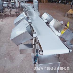 重量分选机鱼类分拣机器 鲤鱼皮带式